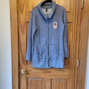 chicago blackhawks Womens full Zip Hoodie with Roll cuffs Size Med